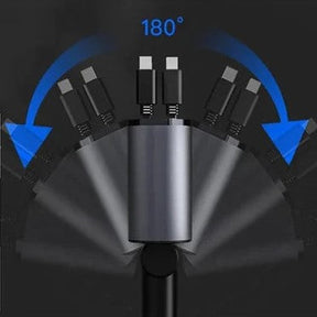 TurboCharge CarSuper ™ Carregador Retrátil Ultra Rápido - (🔥 Último Dia Promoção 50% OFF!)