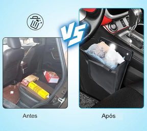 TrashBag CarSuper ™ Porta-Resíduos de Couro Automotivo - (🔥 Último Dia Promoção 50% OFF!)