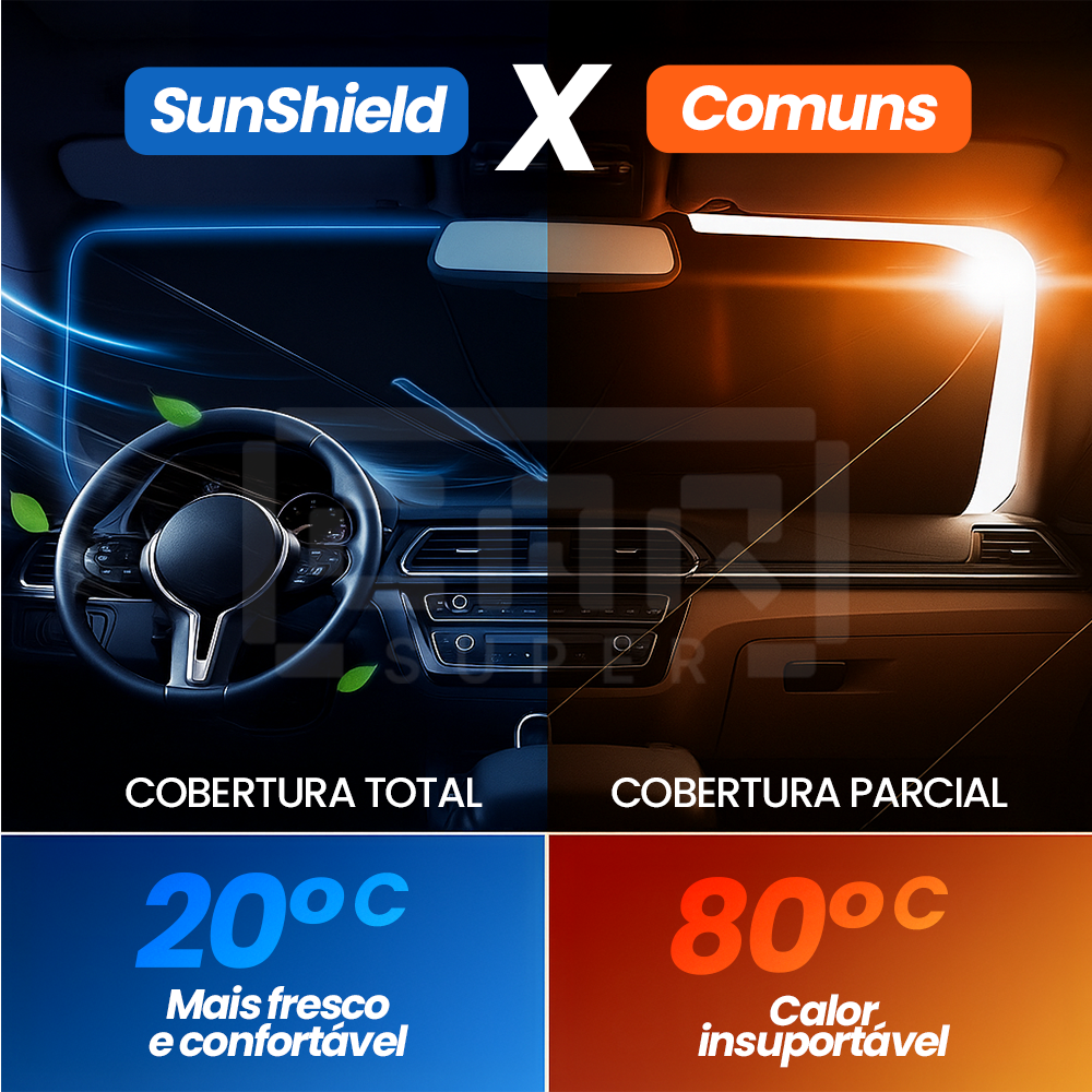 SunShield CarSuper™ Protetor Solar Automotivo Retrátil