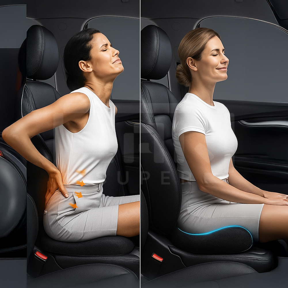 ComfortMax CarSuper™ Almofada Ergonômica de Espuma Viscoelástica