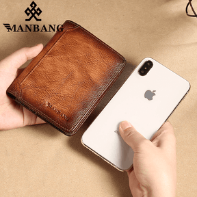 Carteira ManBang com Sistema Antifurto Safe Money